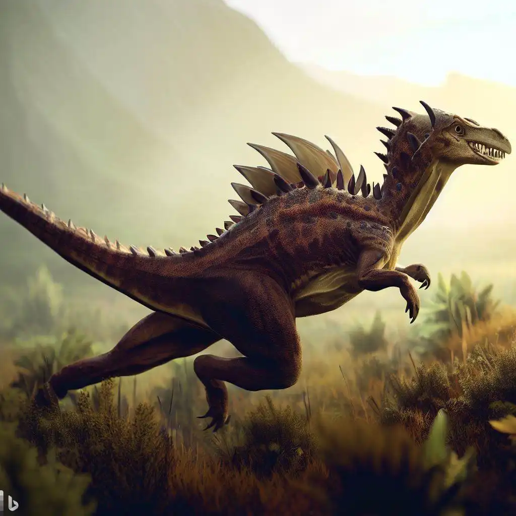 お絵かきAIが描いたスピノサウルス その2