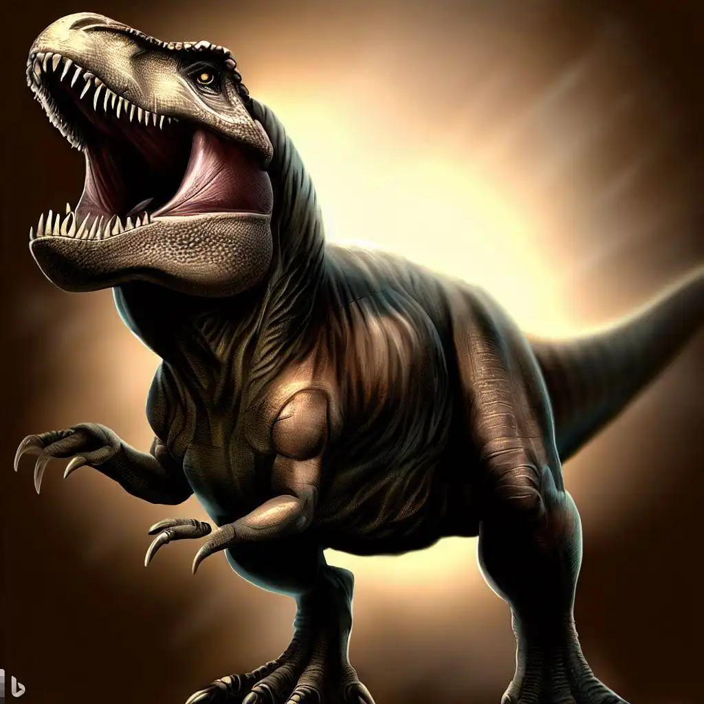 お絵かきAIが描いたティラノサウルス その3