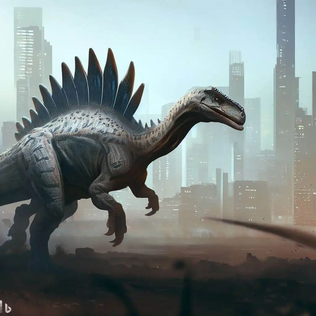 お絵かきAIが描いたスピノサウルス その3